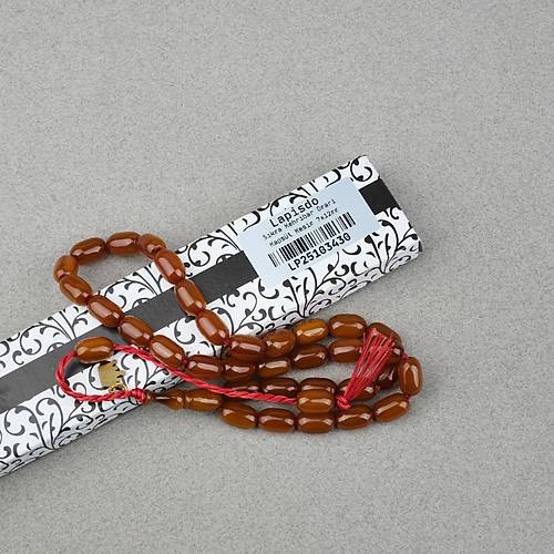 Omari S�kma Kehribar Kaps�l Kesim Oturtma �mameli Sistemli 7x12mm Tesbih