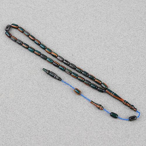 Kafur A�ac� Bilekboy Kaps�l Kesim 4.5x7.5mm Tesbih Kahverengi