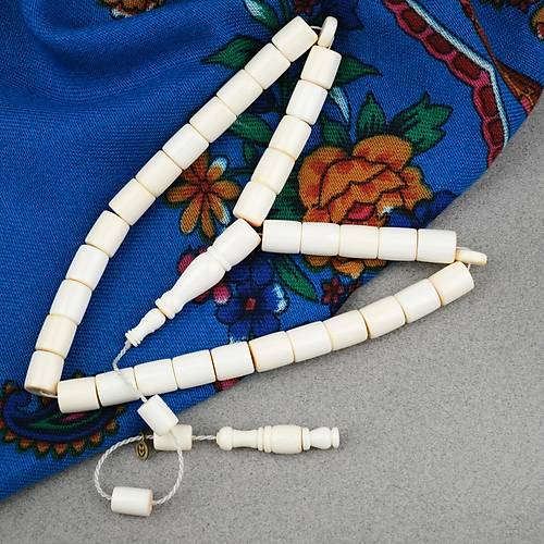 Kadim Katalin Eski Mahjong Ta�� Obje D�nem Mesut Varl� Usta ��i �mzal� Yumu�ak Kesme Kesim 8x9mm Tesbih