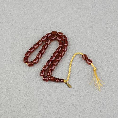 Omari S�kma Kehribar Kaps�l Kesim Oturtma �mameli Sistemli 7.5x9mm Tesbih