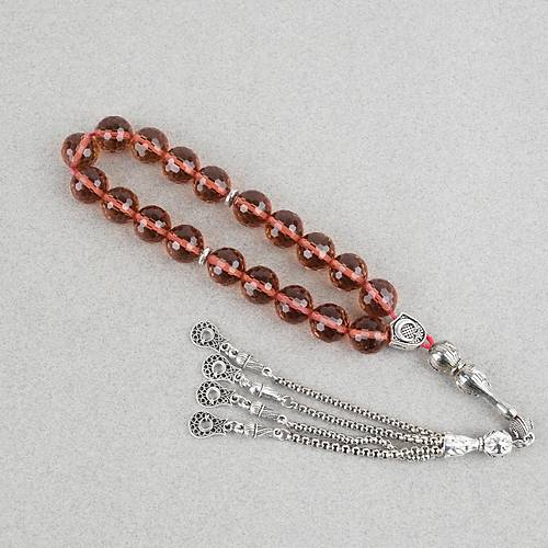 Zultanit Metal �mameli Bas�k K�re Kesim 12x13mm Tesbih