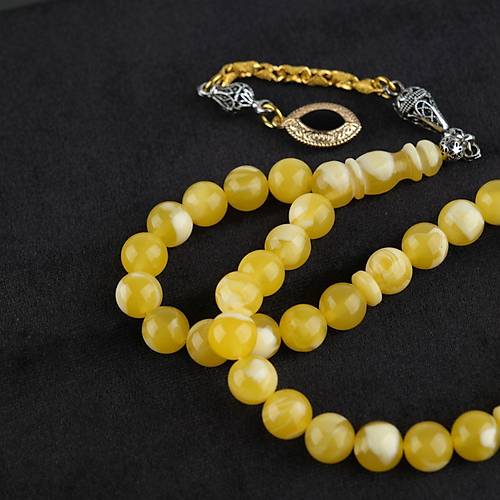 Beyrut Damla Alpaka P�sk�l K�re Kesim 9.5mm Tesbih