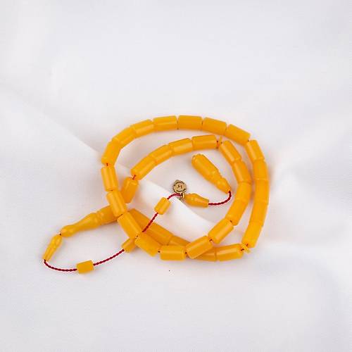 Kadim Katalin Eski Obje Usta i mzal Kesme Kesim 7x11mm Tesbih