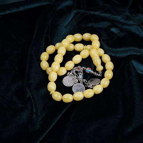 Beyrut Damla Alpaka P�sk�l Tombul Beyzi Kesim 13x16mm Tesbih