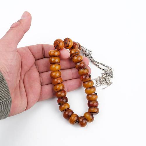 Kadim Katalin Eski Yap� El Boy Tekerlek Kesim15x9mm Tesbih