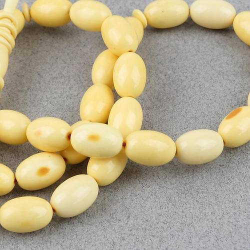 Kadim Katalin Eski Obje Mahjong Ta�� Beyzi Kesim 11x14mm Tesbih