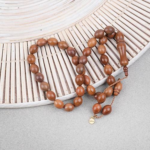 Kuka Beyzi Kesim 8x10mm Tesbih