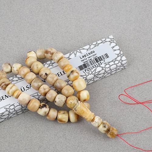 Damla Kehribar Tekerlek Kesim 11x9.5mm Tesbih