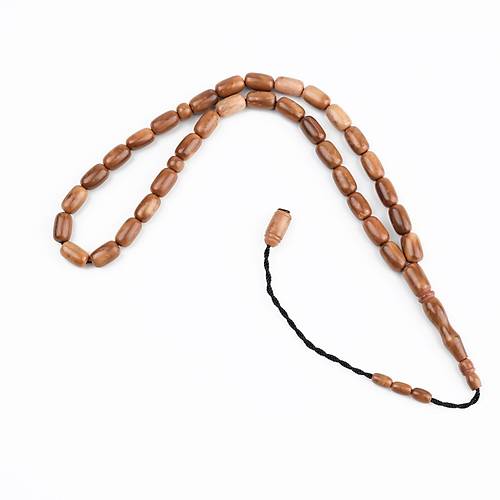 Hediyelik �zel Kutusunda Kahverengi P�sk�ll� Kuka Tesbih