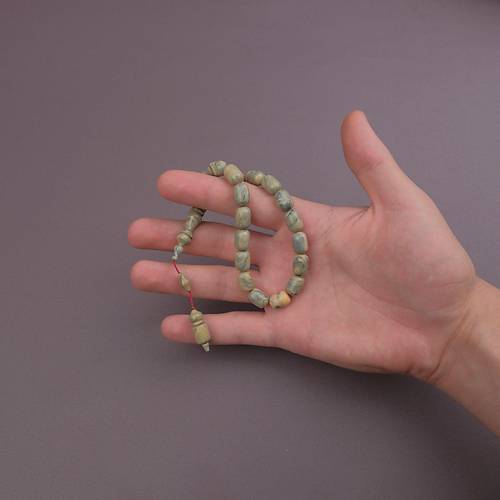 Katalin Usta El ��i �mzal� Efe Boy Kaps�l Kesim 8.5x12mm Tesbih