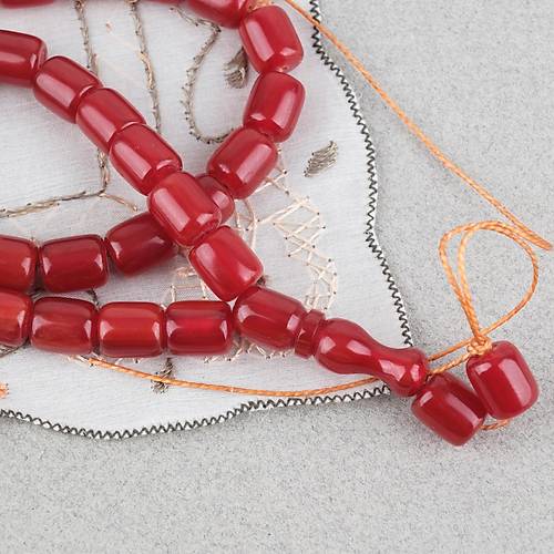 Katalin �ubuk Kaps�l Kesim 9x10.5mm Tesbih -Nar �i�e�i P�ks�ls�z