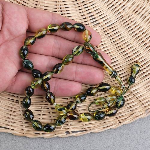 Arizona Katalin Sistemli Beyzi Kesim 8x12mm Tesbih