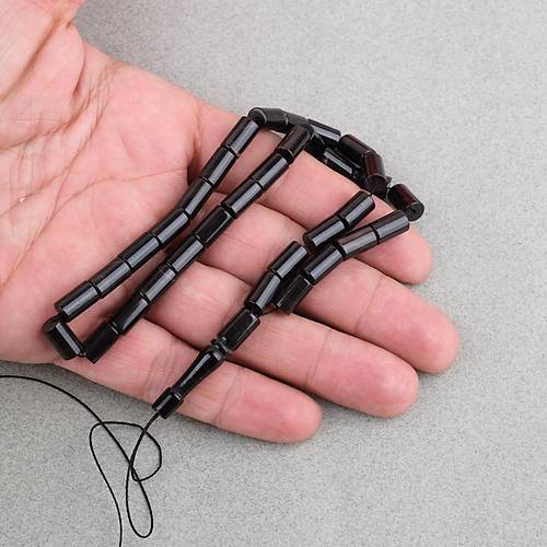 S�kma Kehribar Kesme Kesim 6x10mm Tesbih P�sk�ls�z