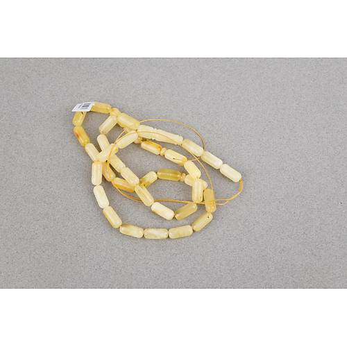 Kaya Damla Kehribar -Balt�k Arpa Kesim 7x16mm Tesbih