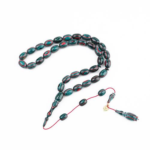 Kafur A�ac� Usta ��i �mzal� Yumu�ak Beyzi Kesim 8x12mm Tesbih