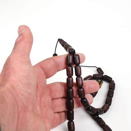 K�rm�z� Plesenk A�ac� Kaps�l Kesim 9x14mm Tesbih