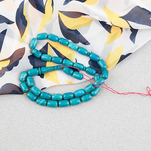 S�kma Kehribar Kaps�l Kesim 7x11mm Tesbih P�sk�ls�z