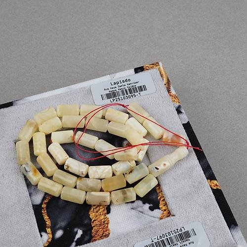 Rus Kaya Damla Kehribar Kesme Kesim 9x18mm Tesbih