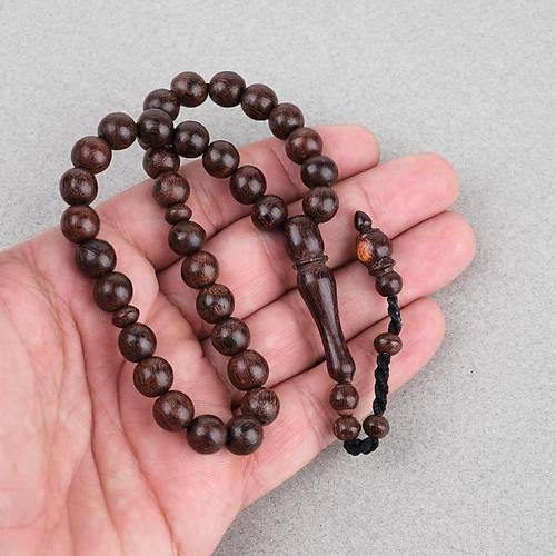 Demir Hindi A�ac� Bilek Boy K�re Kesim 8.5mm Tesbih