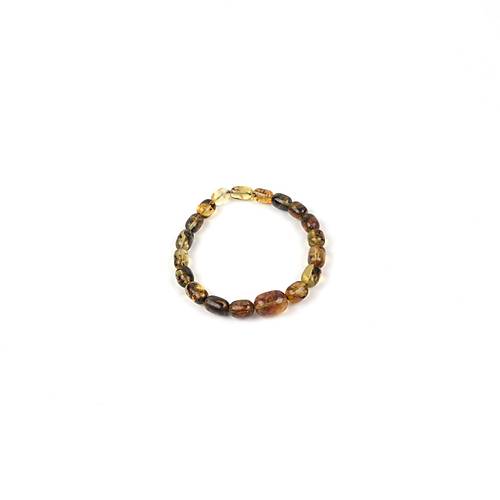 Dominik Mavi Fosil Amber Bileklik 6.4gr