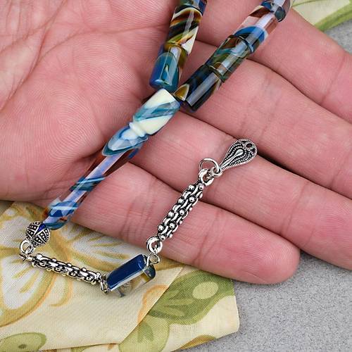 Arizona Katalin Alpaka P�sk�l Kesme Kesim 7x11mm Tesbih