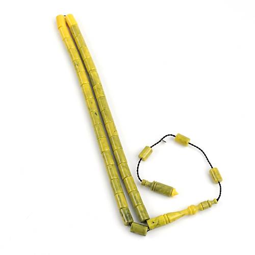 Katalin Usta i mzal Kesme Kesim 7x11mm Tesbih - Fstk Yeil