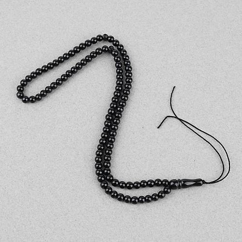 G�rc� Oltu 99luk K�re Kesim 5mm Namaz Tesbihi