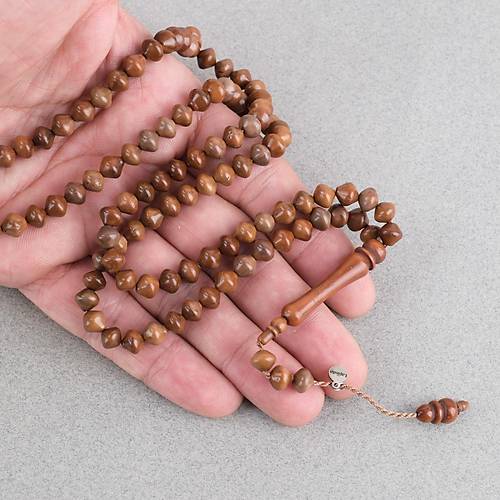 Kuka Orijinal Do�al Lapisdo �mzal� �stanbul Kesim  6x7mm Namaz Tesbihi