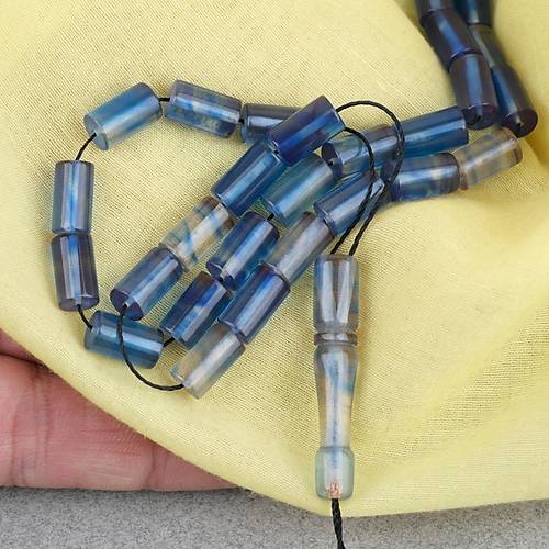 S�kma Kehribar Kesme Kesim 6x10mm Tesbih P�sk�ls�z