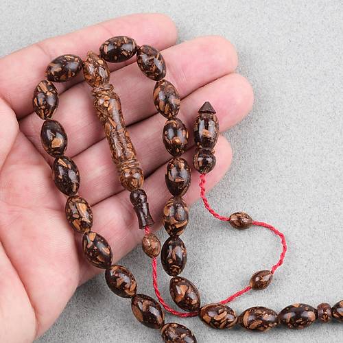 Do�al Tar��n Yumurta Kesim 8.5x13mm Tesbih