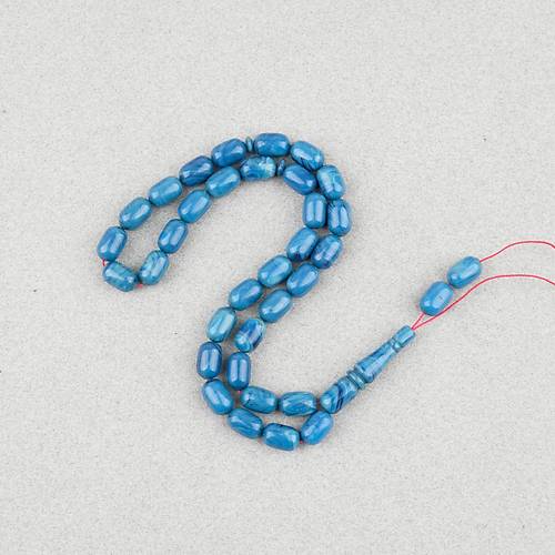 S�kma Kehribar Kaps�l Kesim 7x11mm Tesbih P�sk�ls�z