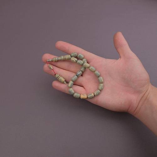 Katalin Usta El ��i �mzal� Efe Boy Kaps�l Kesim 8.5x12mm Tesbih