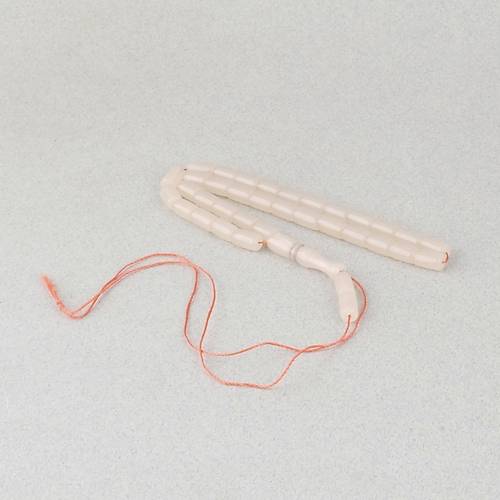 U�ak Cam� Kesme Kesim 6x10mm Tesbih P�sk�ls�z Bej