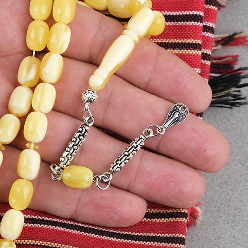 Beyrut Damla Alpaka P�sk�ll� Beyzi Kesim 8x11mm Tesbih