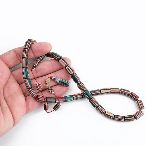 Kafur A�ac� Usta ��i �mzal� Yumu�ak Kesme Kesim 8x12mm Tesbih