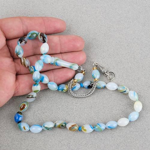 Arizona Katalin Alpaka P�sk�l Beyzi Kesim 8x12mm Tesbih