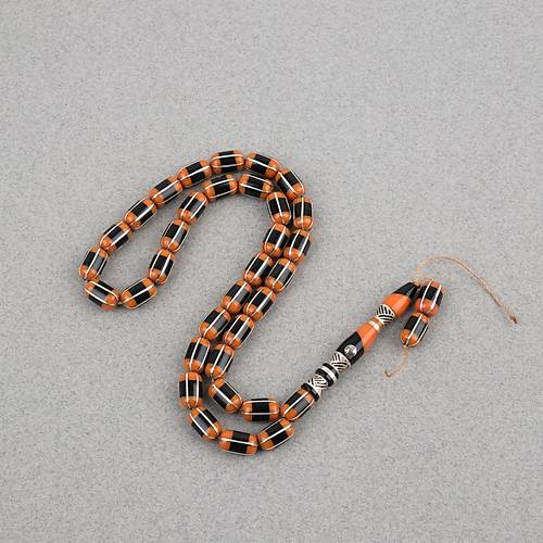 Erzurum Oltu 925A Gm leme Nakka mame Usta i mzal Kapsl Kesim 7.5x11mm Tesbih