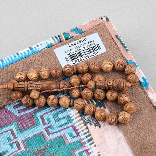 Kuka Kalem ���ilkli U�lu K�re 9.5x9mm Tesbih