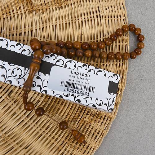 Kuka Orijinal Do�al Lapisdo �mzal� Bilek Boy K�re Kesim 8mm Tesbih