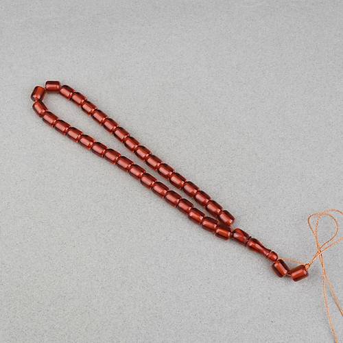 Ate� Kehribar Kaps�l Kesim 9x10.5mm- �effaf Bronz P�sk�ls�z