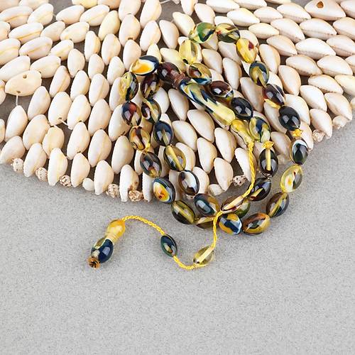 Arizona Katalin Sistemli Beyzi Kesim 8x12mm Tesbih