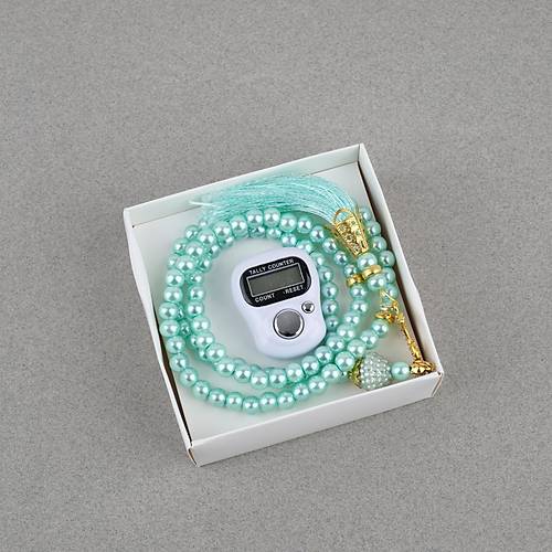 Zikirmatik Elektronik Tesbih ve 99luk Namaz Tesbih Set