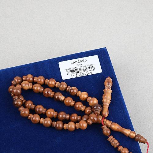 Kuka Usta ��i �zel Testi Motif Kesim 9x11mm Tesbih