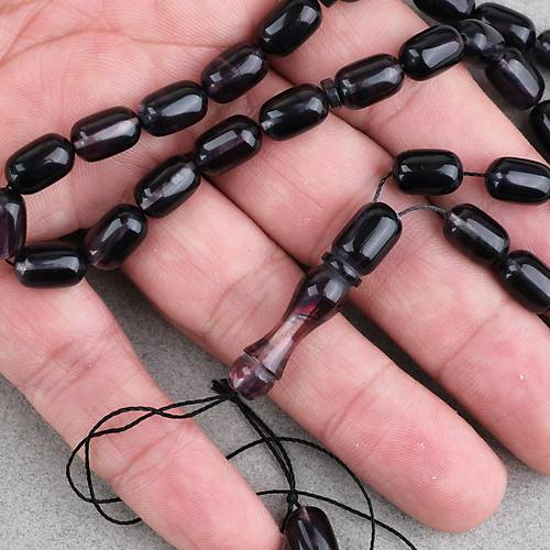 S�kma Kehribar Kaps�l Kesim 7x11mm Tesbih P�sk�ls�z