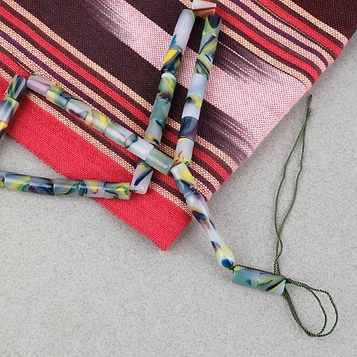 Arizona Katalin Kesme Kesim 7x10mm Tesbih (P�sk�ls�z) - Ye�il