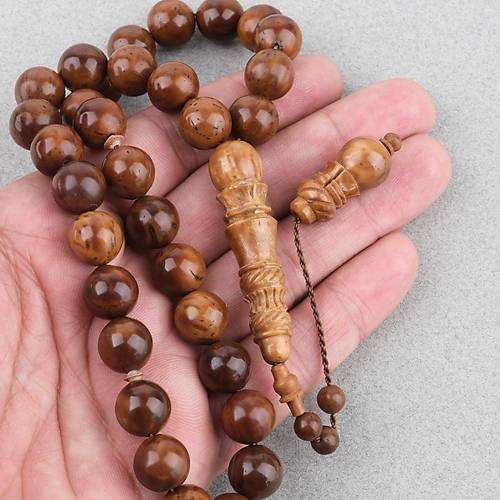 Kuka �zel ��lemeli �mame K�re Kesim 11.5mm Tesbih