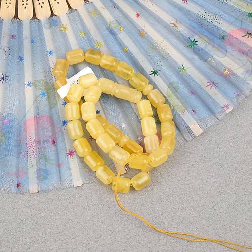 Kaya Damla Kehribar -Balt�k Kaps�l Kesim 8x10mm Tesbih