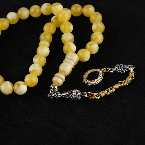 Beyrut Damla Alpaka P�sk�l K�re Kesim 9.5mm Tesbih