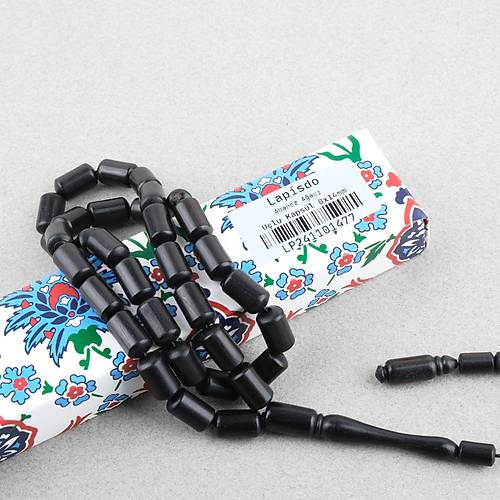 Abanoz A�ac� U�lu Kaps�l Kesim 8x14mm Tesbih