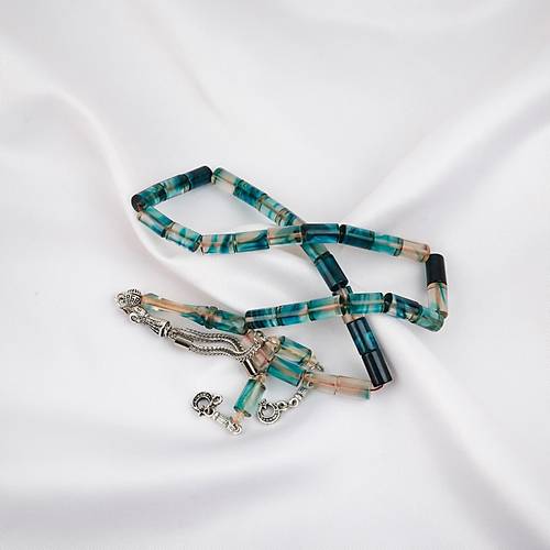 U�ak Cam� Alpaka P�sk�l Kesme Kesim 6x10.5mm Tesbih